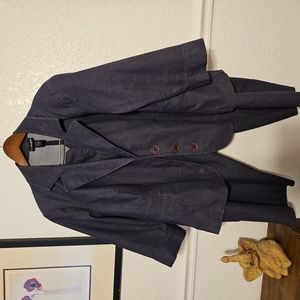 Lane Bryant 2pc denim set- capri and blazer